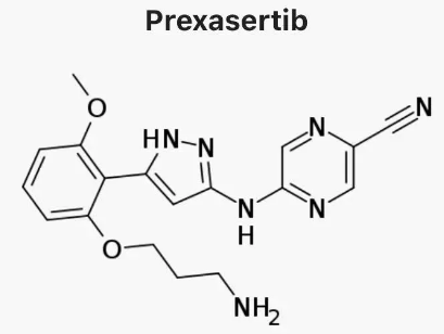 Prexasertib分子圖