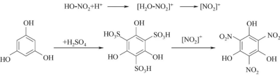 間苯三酚（PG）混酸硝化反應(yīng)機(jī)理