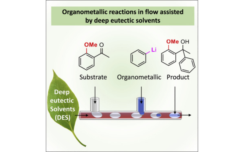 低共熔溶劑輔助下的常溫流動中連續(xù)、穩(wěn)定、安全的有機金屬反應(yīng)